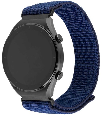 FIXED Nylon Sporty Strap nylonov emnek 20mm Quick Release pro smartwatch tmav modr
