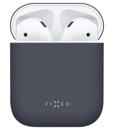 FIXED Silky ultratenké silikonové pouzdro pro Apple Airpods modré Slevou na nabíječku FIXED mini 20W 25%