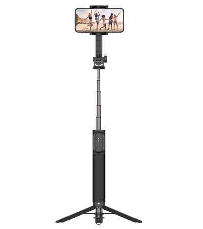 FIXED Selfie stick s tripodem Snap XL a bezdrtovou spout ern