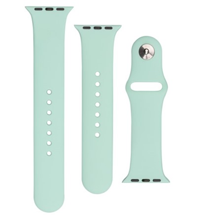 FIXED Silicone Strap Set silikonovch emnk pro Apple Watch 42 / 44 / 45 / 49mm erven