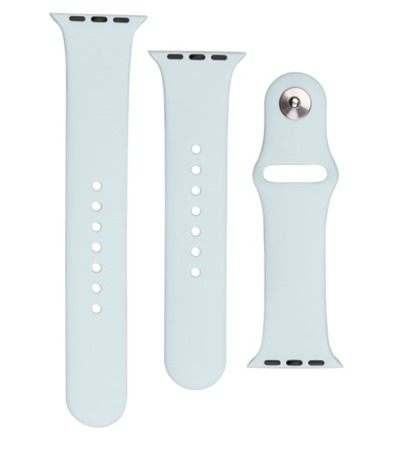 FIXED Silicone Strap Set silikonovch emnk pro Apple Watch 42 / 44 / 45 / 49mm erven