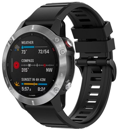 FIXED Silicone Strap silikonov� �em�nek 22mm QuickFit pro Garmin �ern�
