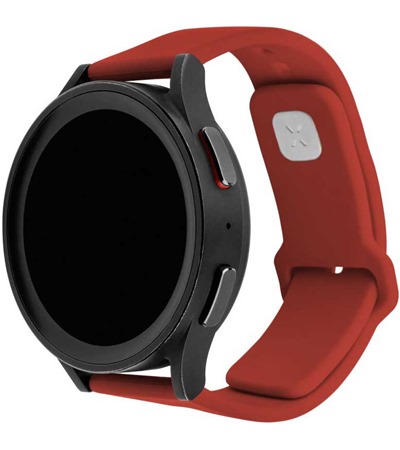 FIXED Silicone Sporty Strap Set silikonovch emnk s Quick Release 22mm pro smartwatch modr