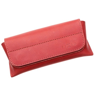 FIXED Case for Glasses pouzdro na brle s kapsou pro smart tracker erven