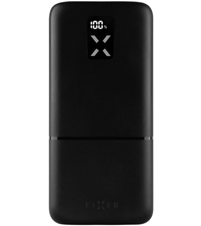 FIXED Zen 30 powerbanka 20W 30000mAh PD ern Tech-Protect PC6X6 prodluovac kabel 2m 6x zsuvka, 3x USB-A 3x USB-C 