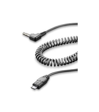 CellularLine Interphone Aux audio kabel s micro USB konektorem Sleva 15% na organizr kabel
