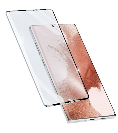 Cellularline Impact Glass tvrzen sklo pro Samsung Galaxy S23 Ultra ern