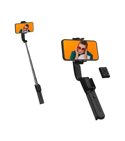 Hohem iSteady Q stabiliz�tor �ern� Tech-Protect PC6X6 prodlu�ovac� kabel 2m 6x z�suvka, 3x USB-A 3x USB-C 