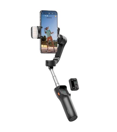 Hohem iSteady X3 stabiliz�tor �ern� Tech-Protect PC6X6 prodlu�ovac� kabel 2m 6x z�suvka, 3x USB-A 3x USB-C 