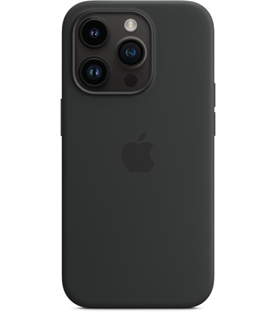 Apple silikonov kryt s MagSafe pro Apple iPhone 14 Pro temn inkoustov