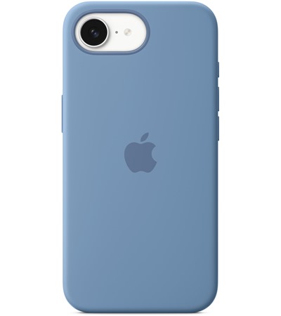 Apple silikonov� zadn� kryt pro Apple iPhone 16e ledov� modr�