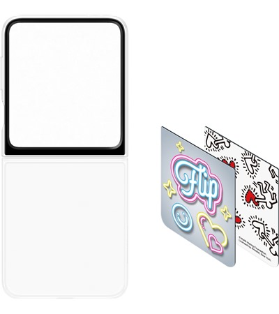 Samsung FlipSuit zadn kryt s vmnnm designem zad pro Samsung Galaxy Z Flip7 FE / Flip6 ir (EF-ZF741CTEGWW)