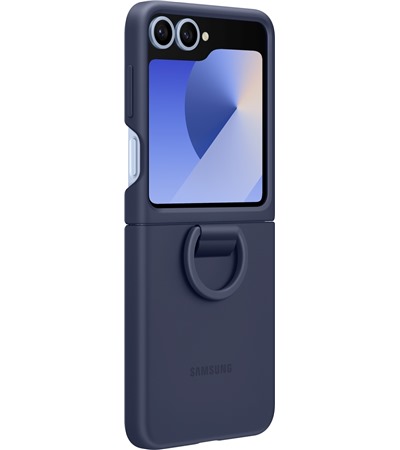 Samsung silikonov� zadn� kryt s krou�kem na prst pro Samsung Galaxy Z Flip7 FE / Flip6 �ed� (EF-PF741TJEGWW)