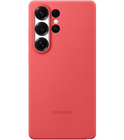 Samsung silikonov zadn kryt pro Samsung Galaxy S25 Ultra erven