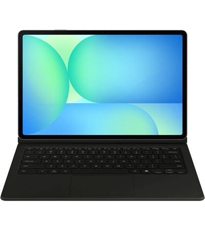 Samsung polohovac� pouzdro s kl�vesnic� a touchpadem pro Samsung Galaxy Tab S10 FE+ �ern� (EF-DX625UBEGWW)