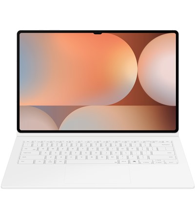 Samsung polohovac� pouzdro s kl�vesnic� a touchpadem pro Samsung Galaxy Tab S10 Ultra / S9 Ultra b�l� (EF-DX925UWEGWW)