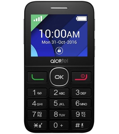 Alcatel 2008G Black / Metal Silver