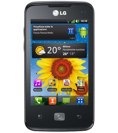 LG E510 Optimus HUB Black