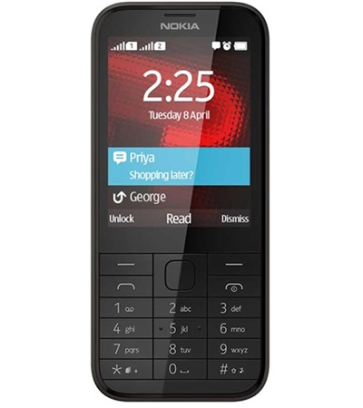 Nokia 225 Dual-SIM Black