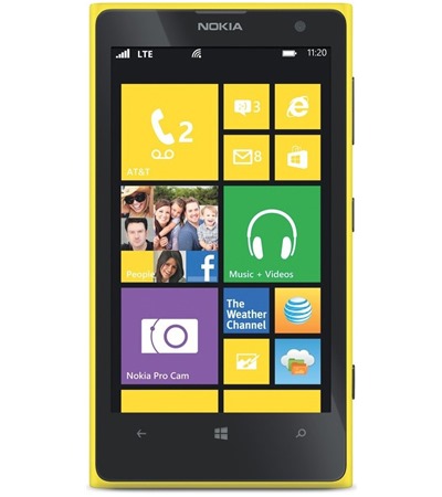 Nokia Lumia 1020 Yellow