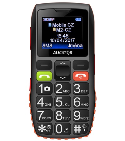 Aligator A440 Senior Black / Orange + nab�jec� stoj�nek