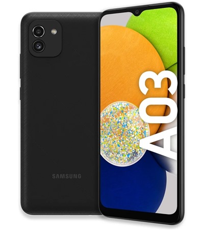 Samsung Galaxy A03 4GB / 64GB Dual SIM Black (SM-A035GZKGEUE)