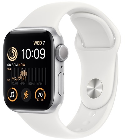 Apple Watch SE 2022 40mm Silver / White