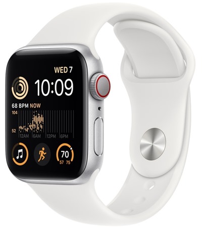 Apple Watch SE 2022 Cellular 40mm Silver / White SLEVA nabjec kabel 15% ,SLEVA na emnek1 20% ,SLEVA na emnek2 20% ,SLEVA na emnek3 20% ,SLEVA na emnek4 20% ,SLEVA na emnek5 20%