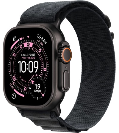 Apple Watch Ultra 3 Black + Black Alpine Loop L
