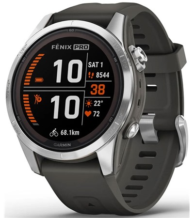 Garmin fenix 7S Pro Solar Silver Black SLEVA na nab�jec� kabel2 15% ,SLEVA na nab�jec� kabel1 15% 