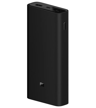 Xiaomi Mi powerbanka 50W 20000 mAh ern 4smarts GaN Flex Pro 200W PD / QC nabjeka s prodluovacm adaptrem ,LDNIO SC10610 prodluovac kabel 2m 10x zsuvka, 5x USB-A, 1x USB-C bl