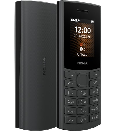 Nokia 105 4G (2023) Dual SIM Charcoal Samsung PRO Ultimate SDXC 256GB + USB adaptr 
