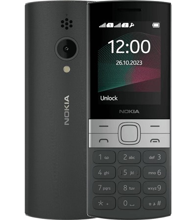 Nokia 150 (2023) Dual SIM Black Samsung PRO Ultimate SDXC 256GB + USB adaptr ,ZDARMA CELLFISH kabel 
