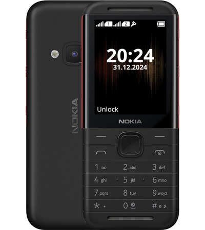 Nokia 5310 (2024) Dual SIM Black / Red LDNIO SC10610 prodluovac kabel 2m 10x zsuvka, 5x USB-A, 1x USB-C bl 