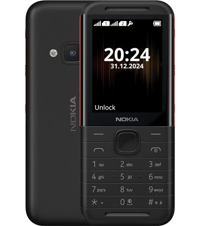 Nokia 5310 (2024) Dual SIM Black / Red Samsung PRO Ultimate SDXC 256GB + USB adaptr 