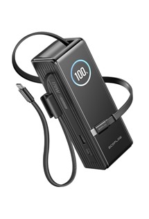 EcoFlow RAPID Power Banka (25000mAh,170W) 2x100W vestav�n� USB-C kabel - �ern�