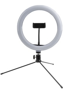 4smarts LoomiPod Mini tripod kruhové světlo s LED osvětlením 35cm černý