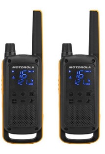 Motorola Talkabout TLKR T82 Extreme vysílačky, 2ks žluté / černé