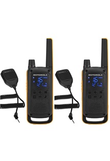 Motorola Talkabout TLKR T82 Extreme vysílačky, 4 ks RSM žluté / černé