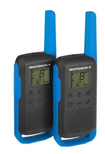 Motorola Talkabout TLKR T62 vysílačky modré