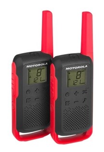Motorola Talkabout TLKR T62 vysílačky červené