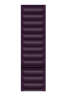 Apple 41mm M/L kožený řemínek pro Apple Watch fialový (Dark Cherry)