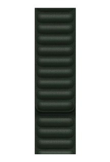 Apple 41mm S / M kožený řemínek pro Apple Watch sekvojově zelený (Sequoia Green)
