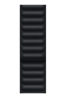 Apple 45mm M / L kožený řemínek pro Apple Watch temně inkoustový (Midnight)