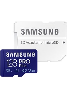 Samsung PRO+ microSDHC 128GB + SD adaptér (MB-MD128KA / EU)