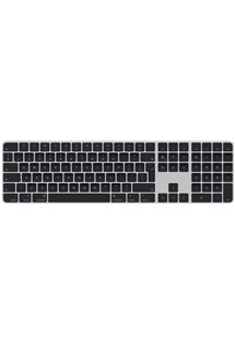 Apple Magic Keyboard klávesnice pro Mac s Touch ID a numerikou UK černá / stříbrná