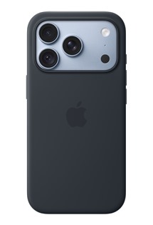 Apple silikonov� zadn� kryt s podporou MagSafe pro Apple iPhone 18 Pro n�mo�nicky modr�