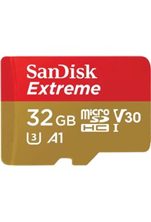 SanDisk Extreme microSDHC 32GB 100MB/s + SD adaptér (SDSQXAF-032G-GN6AA)