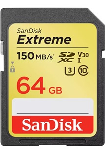 SanDisk Extreme SDXC 64GB 150MB / s (SDSDXV6-064G-GNCIN)