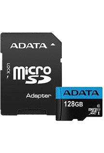 ADATA Premier Class microSDXC 128GB + adaptér